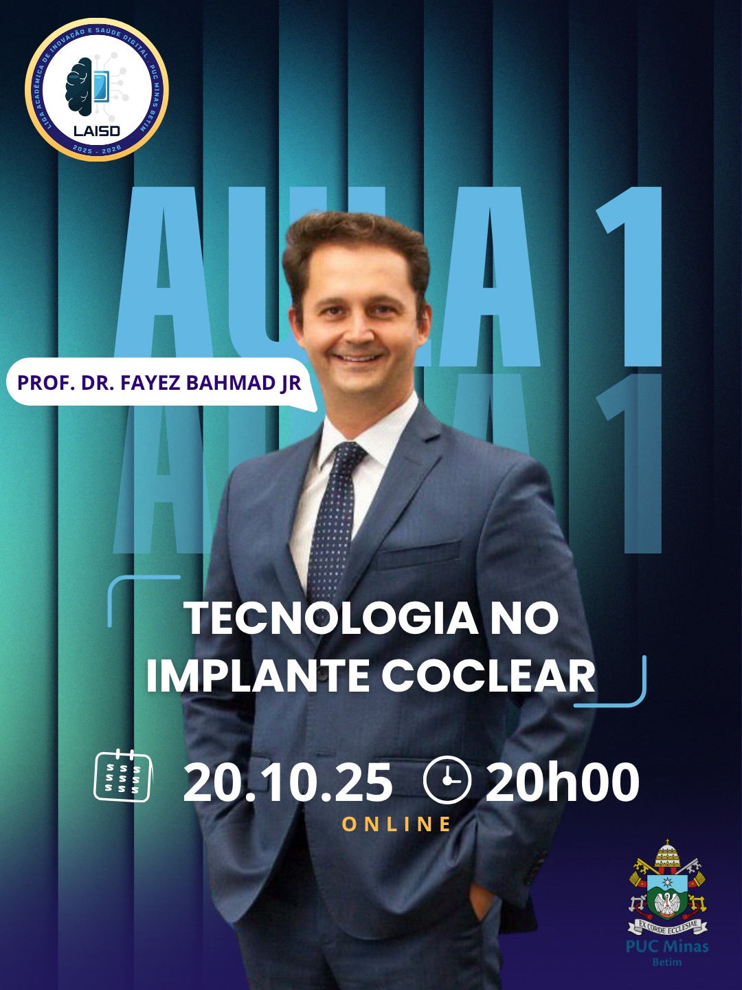 Convite para a Aula 1 da LAISD